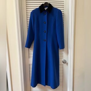Vintage Christian Dior Wool and velvet coat